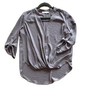 Lush Draped Blouse in Size Small
